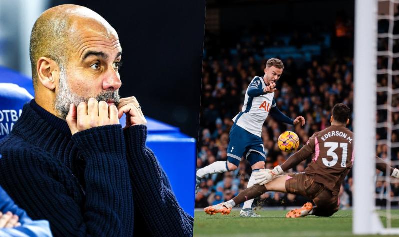 city perdio ante el Tottenham