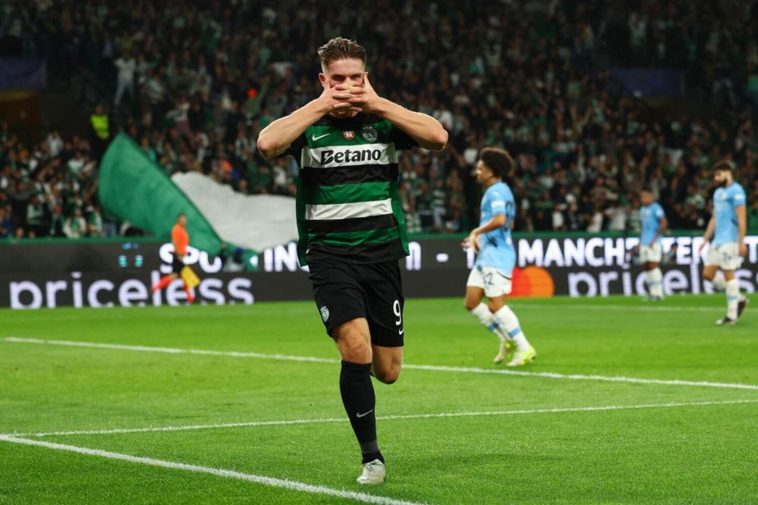 (Goles) Sporting Lisboa da la sorpresa y vence al Manchester City por la Champions League