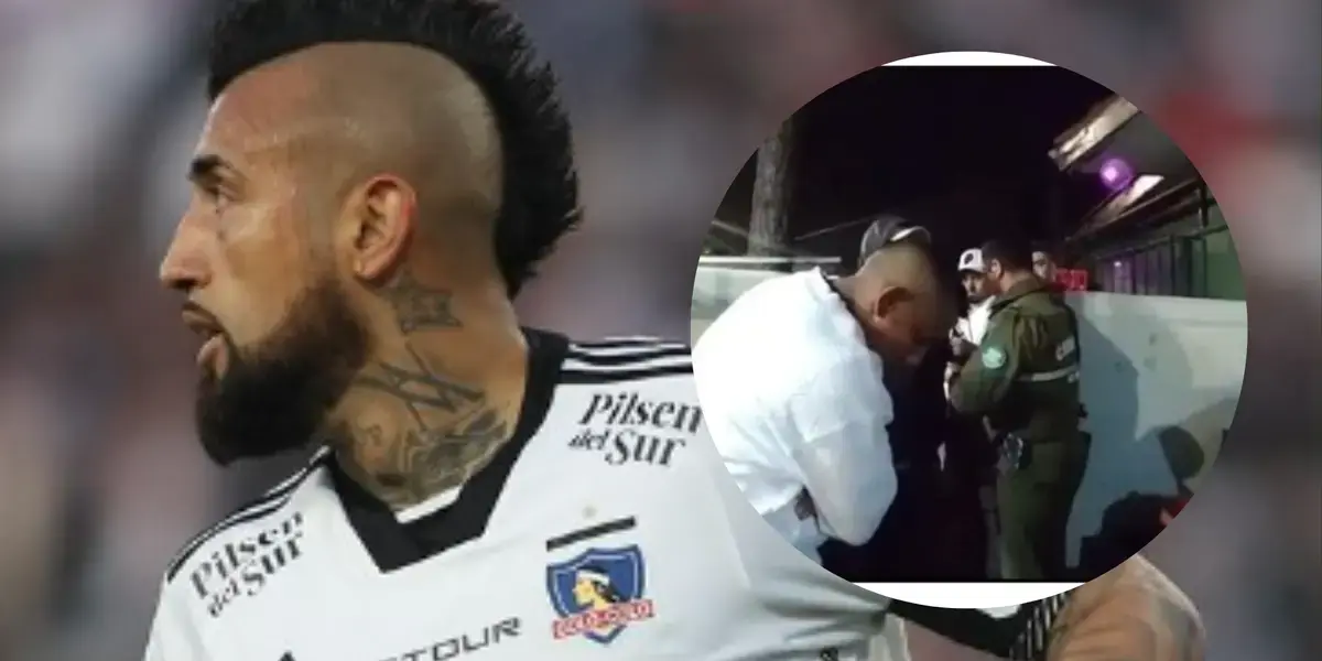 Video: Revela el tenso encuentro entre Arturo Vidal y Carabineros