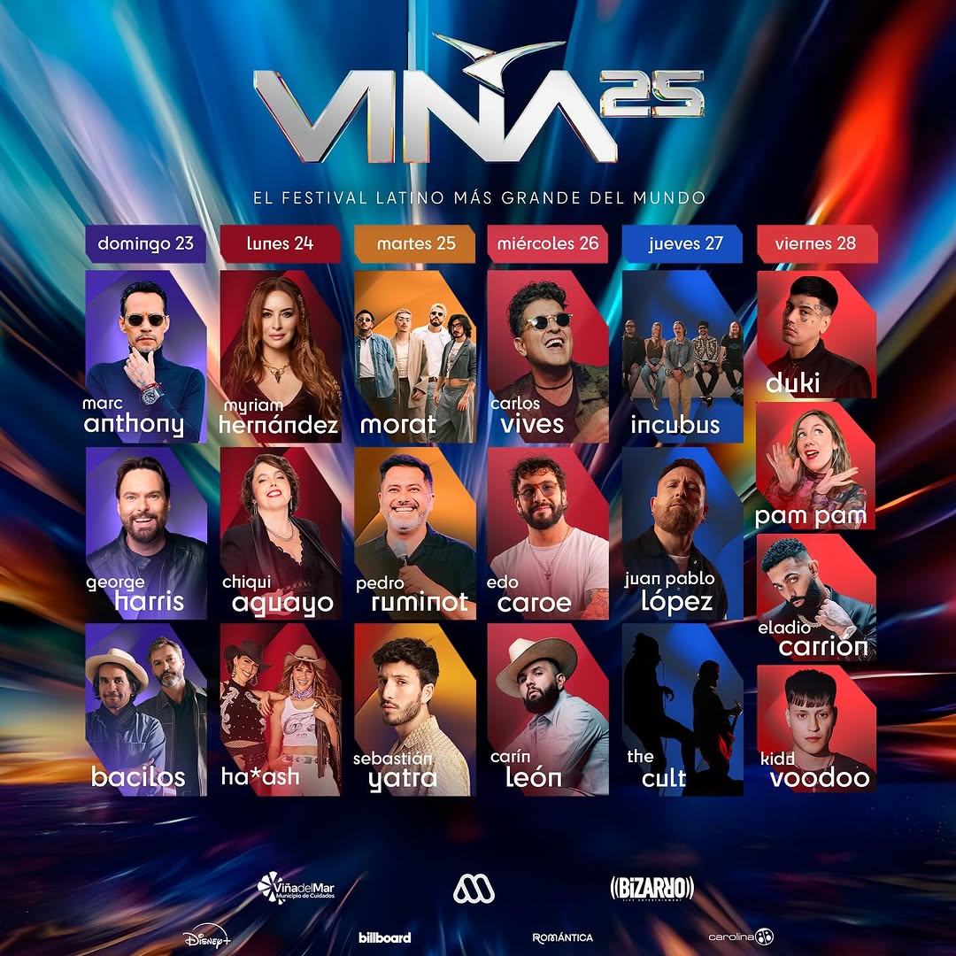 Festival de Viña 2025 confirma a dos bandas anglo: Incubus y The Cult ...