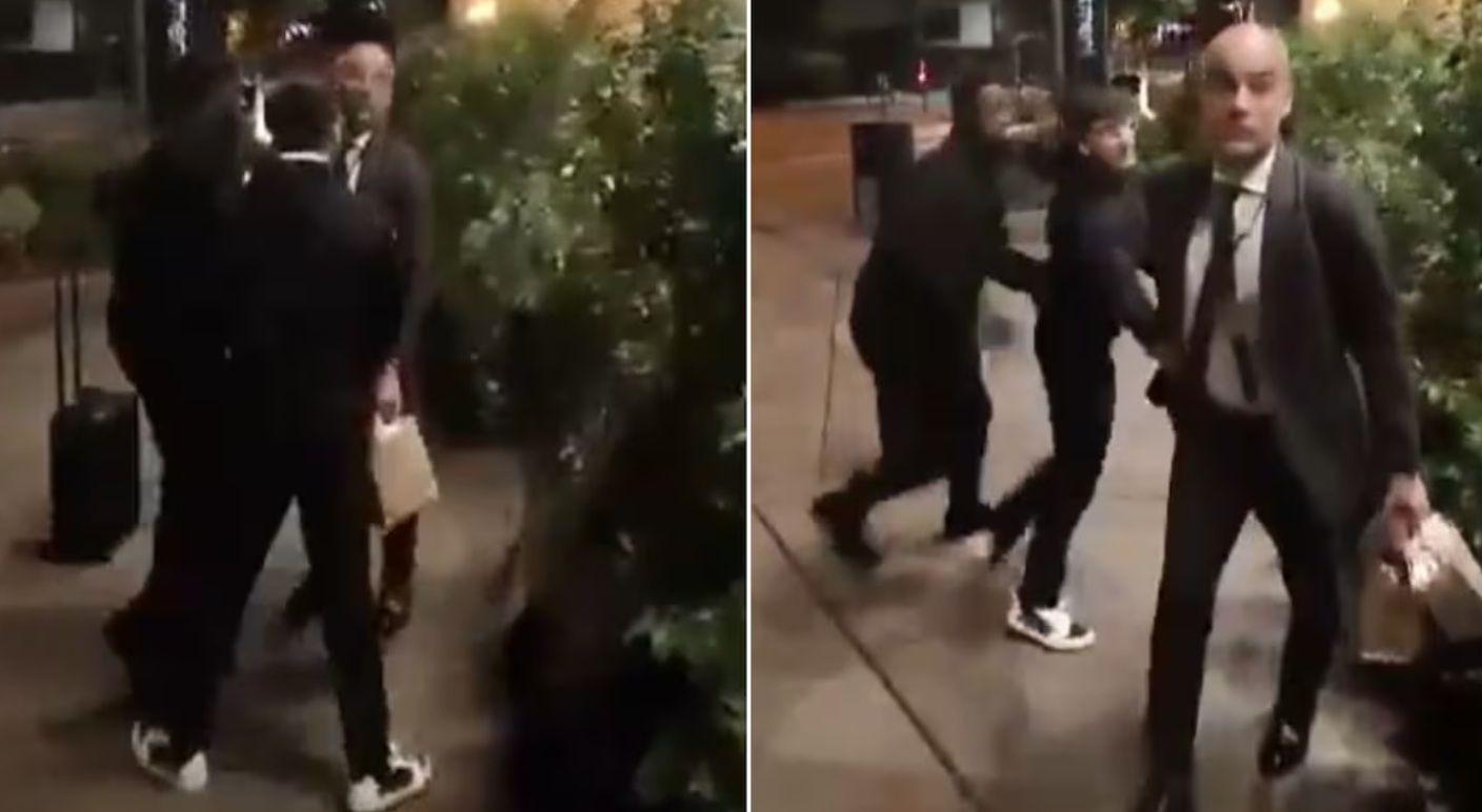 Video: Un descontrolado Pep Guardiola casi golpea a un hincha del Liverpool
