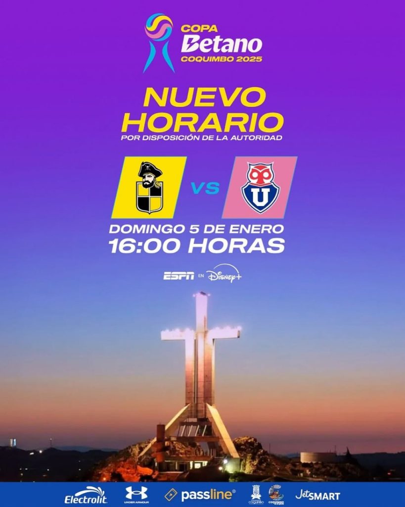 Reprograman partido entre Coquimbo Unido y la 'U' por la Copa de Verano ...