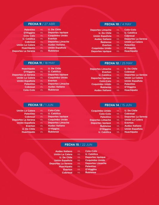 fixture campeonato 2