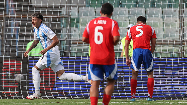 la roja perdio ante argentina