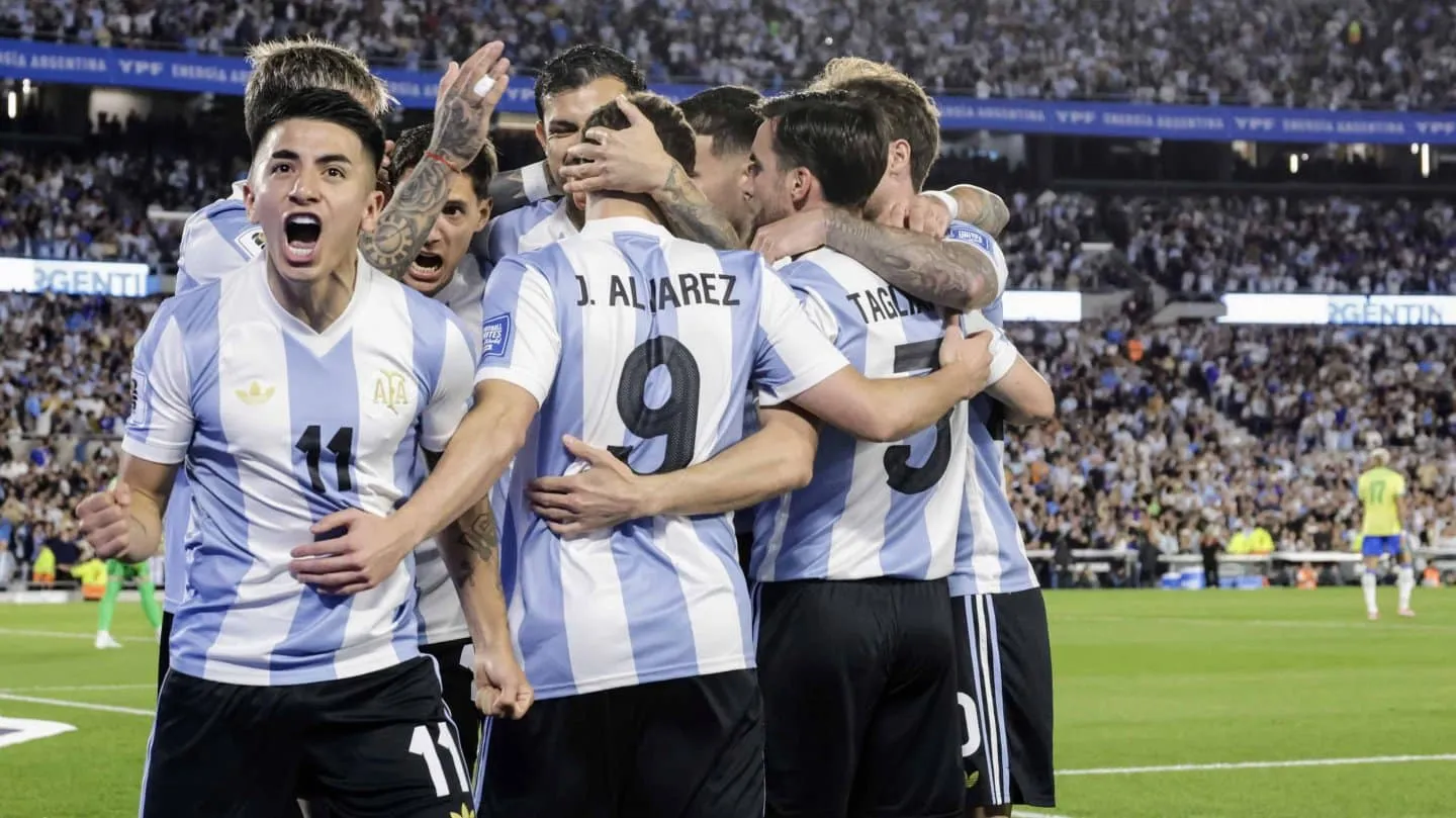 argentina golea a brasl