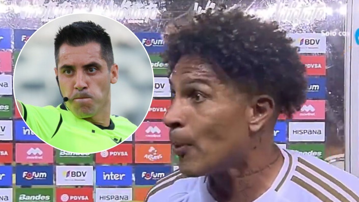 paolo guerrero contra arbitro chileno