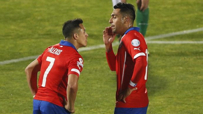 alexis sanchez y gonzalo jara