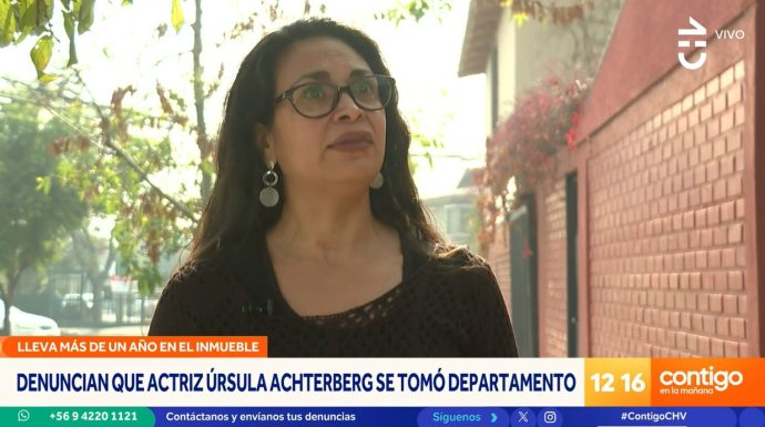denuncian a la actriz urseula achterberg