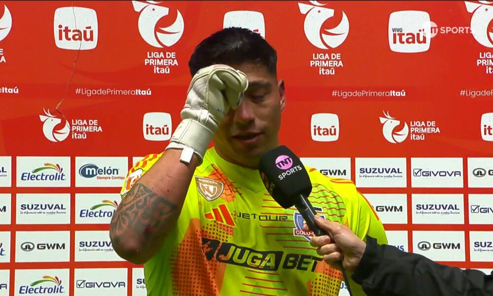 brayan cortes llora tras victoria de colocolo