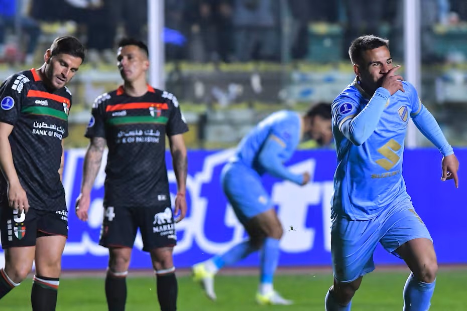 palestino pierde con bolivar