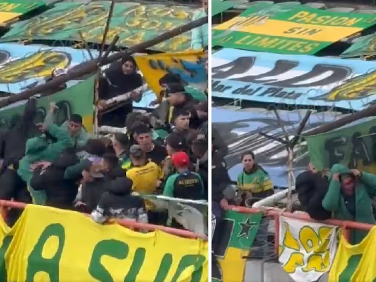pelea hinchas