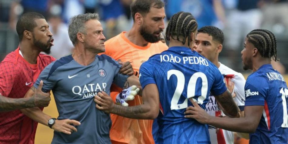 pelea luis enrique psg