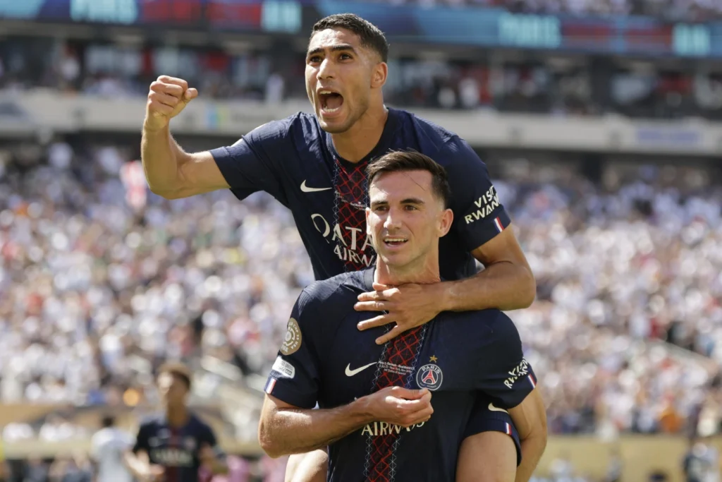 psg golea al real madrdid