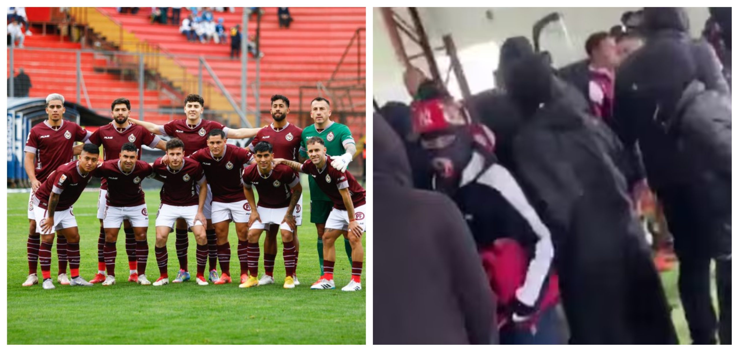 hinchas encaran a plantel de la serena