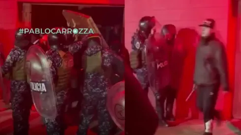 Periodista argentino filtra video que prueba colaboración entre policía y barristas de Independiente que agredieron a hinchas de la ‘U’