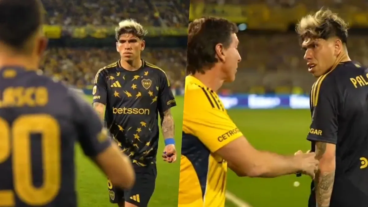 VIDEO: La furiosa reacción de Carlos Palacios al ser sustituido en el empate de Boca Juniors