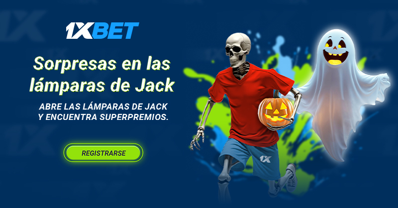 ¡Haz que tu Halloween sea mejor con Jack-o’-Lanterns y la súper promoción de 1xBet!