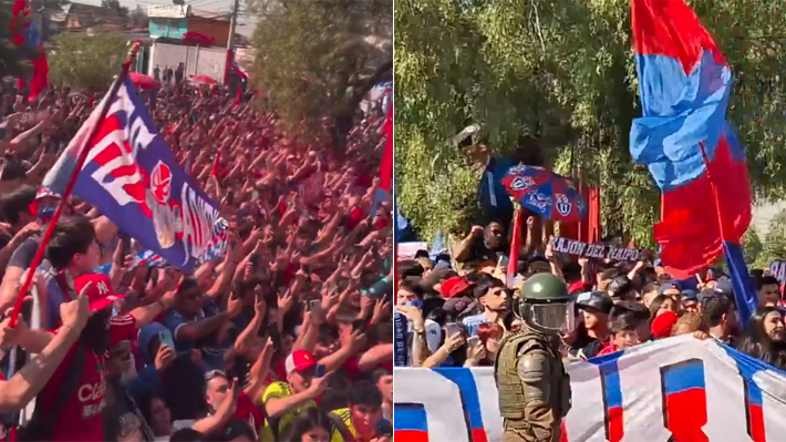 Hinchas de la ‘U’ se despiden en masa del plantel antes del viaje a Argentina para el partido ante Lanús