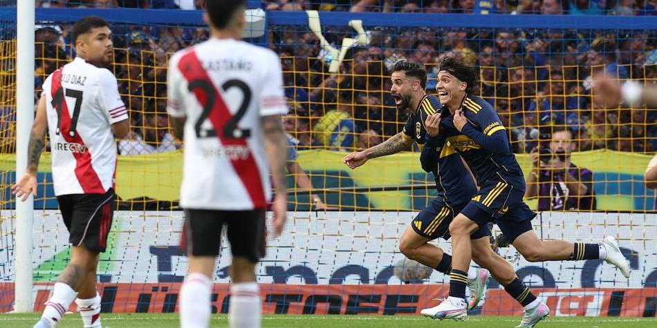 Victoria de Boca sobre River en La Bombonera con Palacios y Díaz como titulares