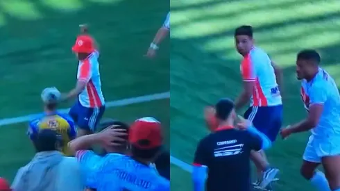 Video: hincha de Deportes Copiapó invade la cancha y agrede a jugadores de Universidad de Concepción