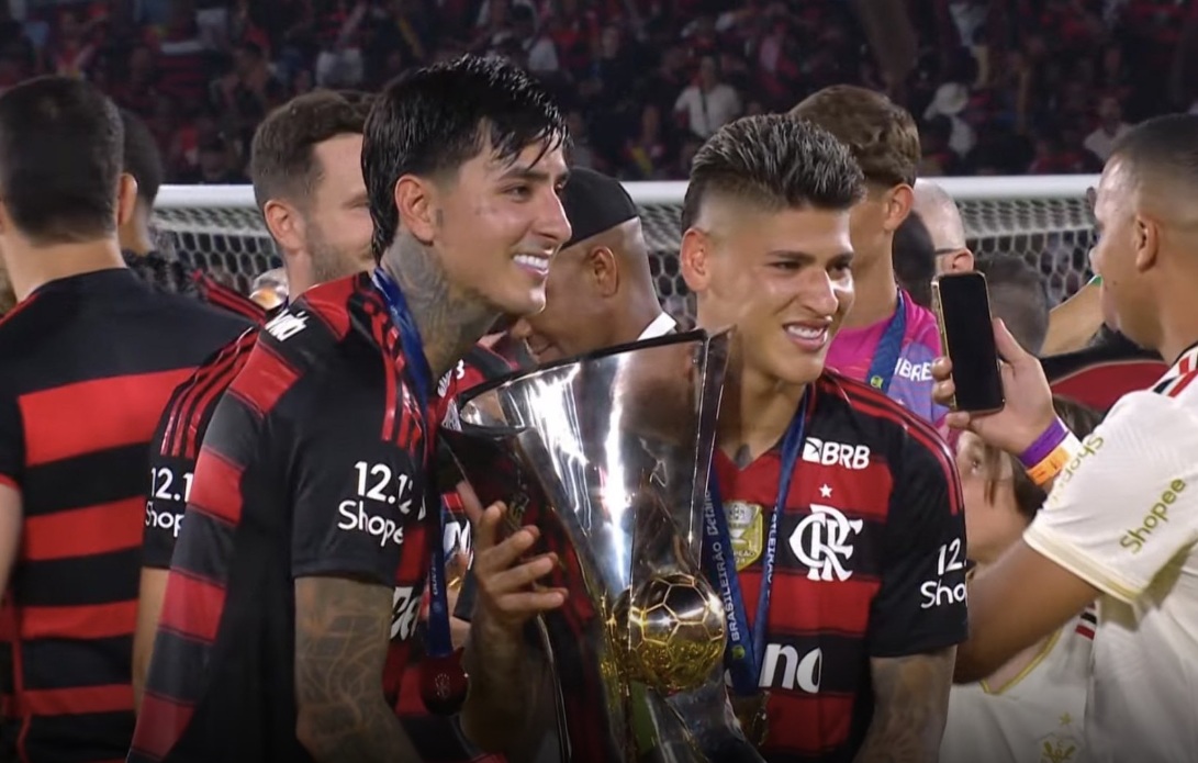 Flamengo celebra: Erick Pulgar se consagra campeón del Brasileirao