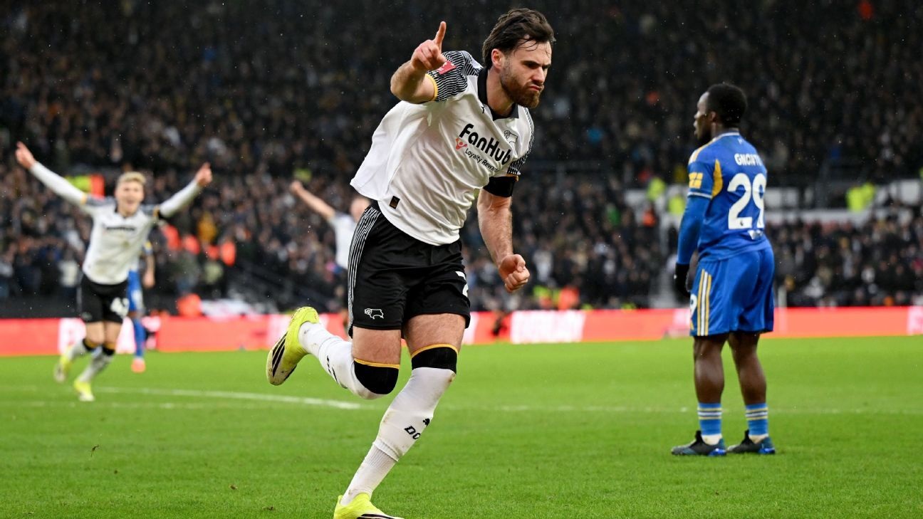 (Video) Ben Brereton abre el año con golazo para el Derby County en la Championship