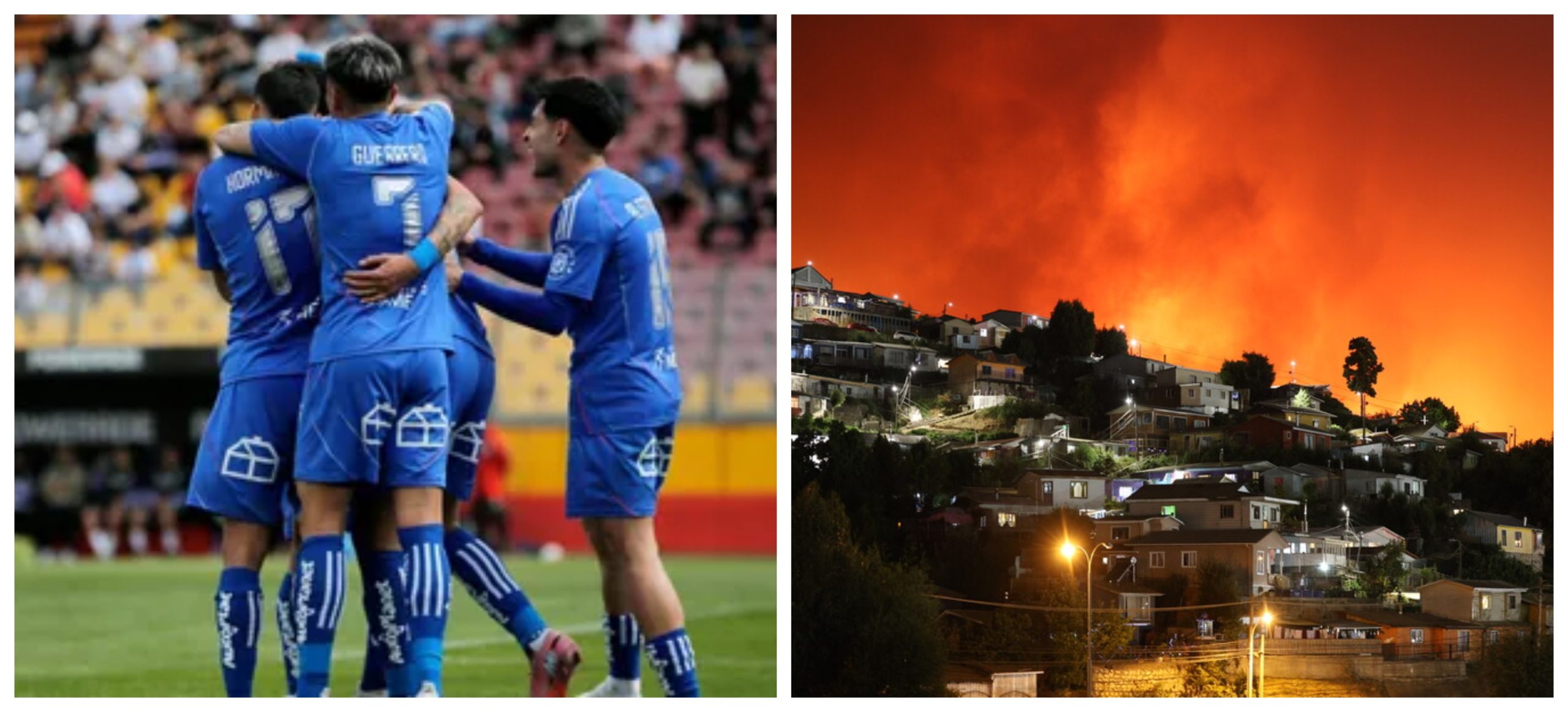 jugador de chile incendios forestales
