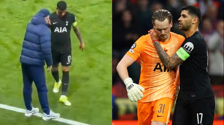 Arquero del Tottenham vive pesadilla: recibe tres goles en 15 minutos y es reemplazado