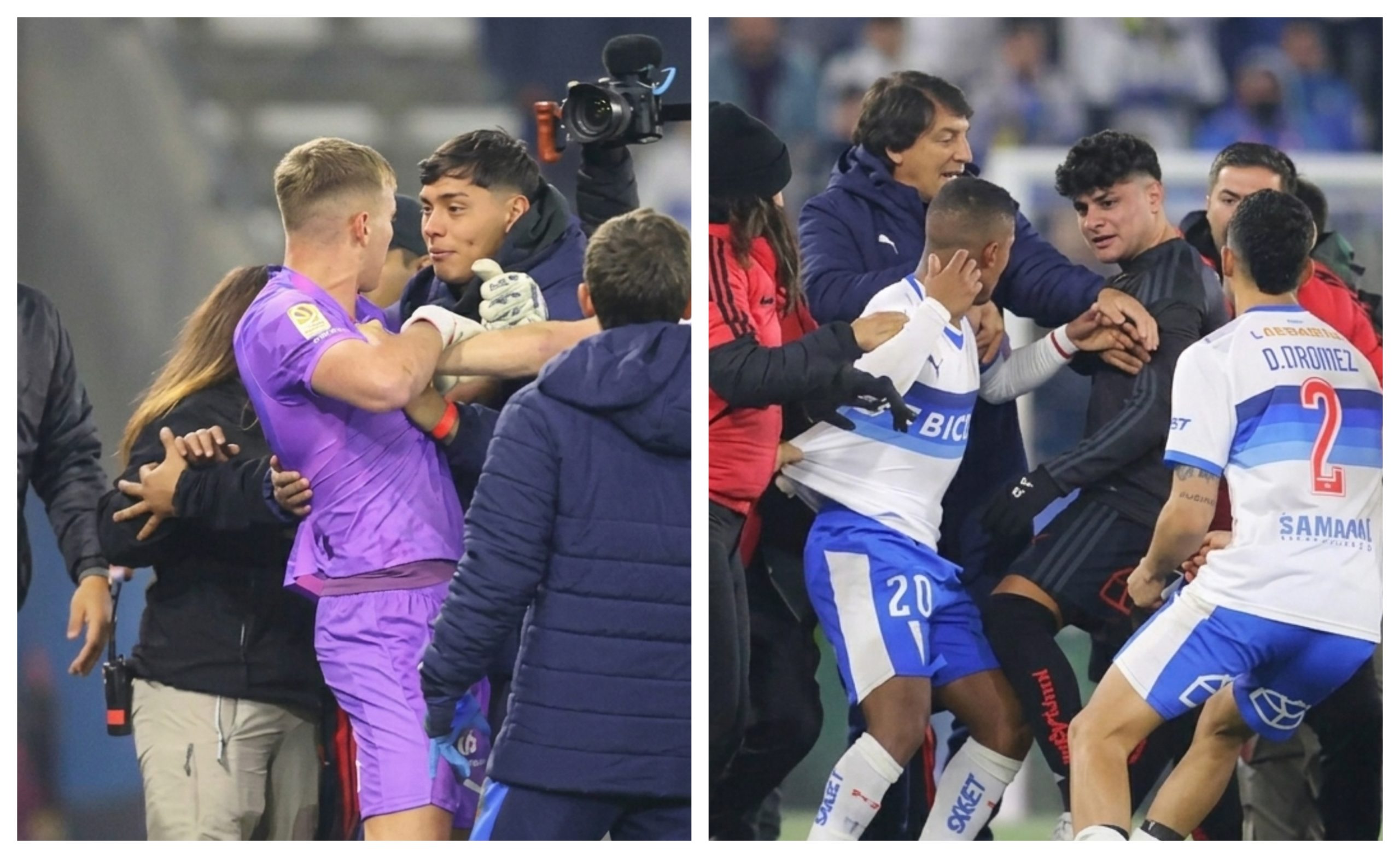 incidentes colo colo vs uc
