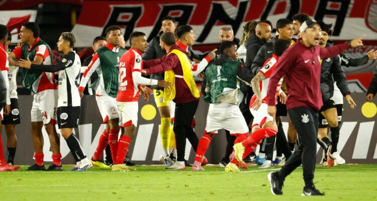 incidentes corinthias y santa fe