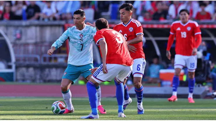 (Goles) Chile cayó 2-1 ante Portugal en un intenso amistoso internacional