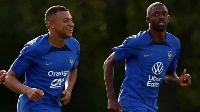 dembele y mbappe