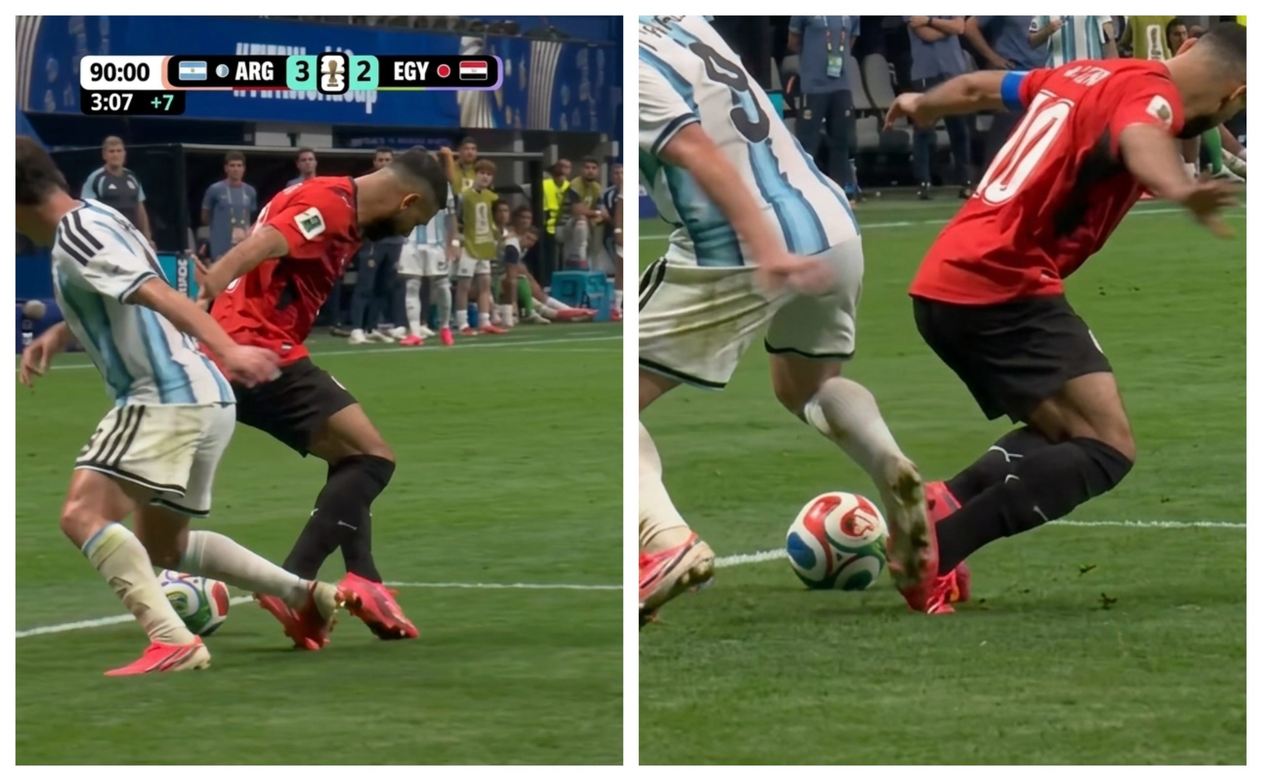 Polémica en el Mundial 2026: La jugada que enfureció a Egipto antes de la remontada de Argentina