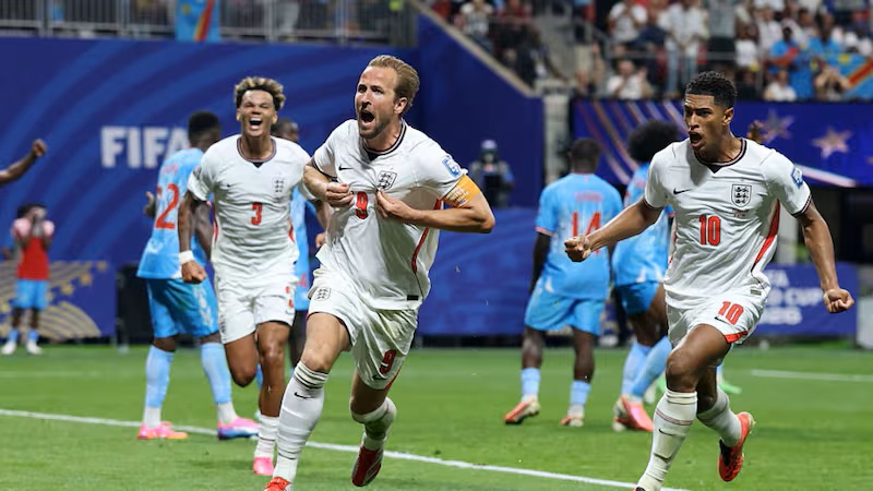 (Goles) Harry Kane lidera la remontada de Inglaterra ante RD Congo y sella su pase a octavos