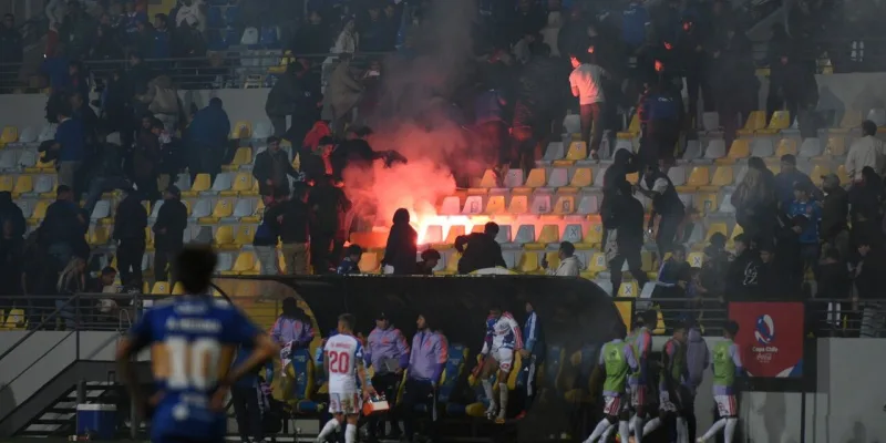 incidentes udechile vs everton