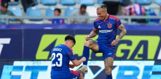 (Goles) Eduardo Vargas lideró la goleada de la ‘U’ ante Everton y los azules meten presión a Colo Colo