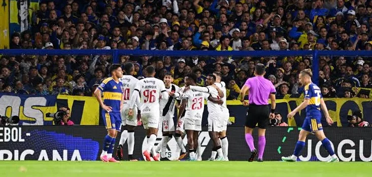 Vasco da Gama golpea a Boca Juniors y toma ventaja en la ida de Copa Sudamericana